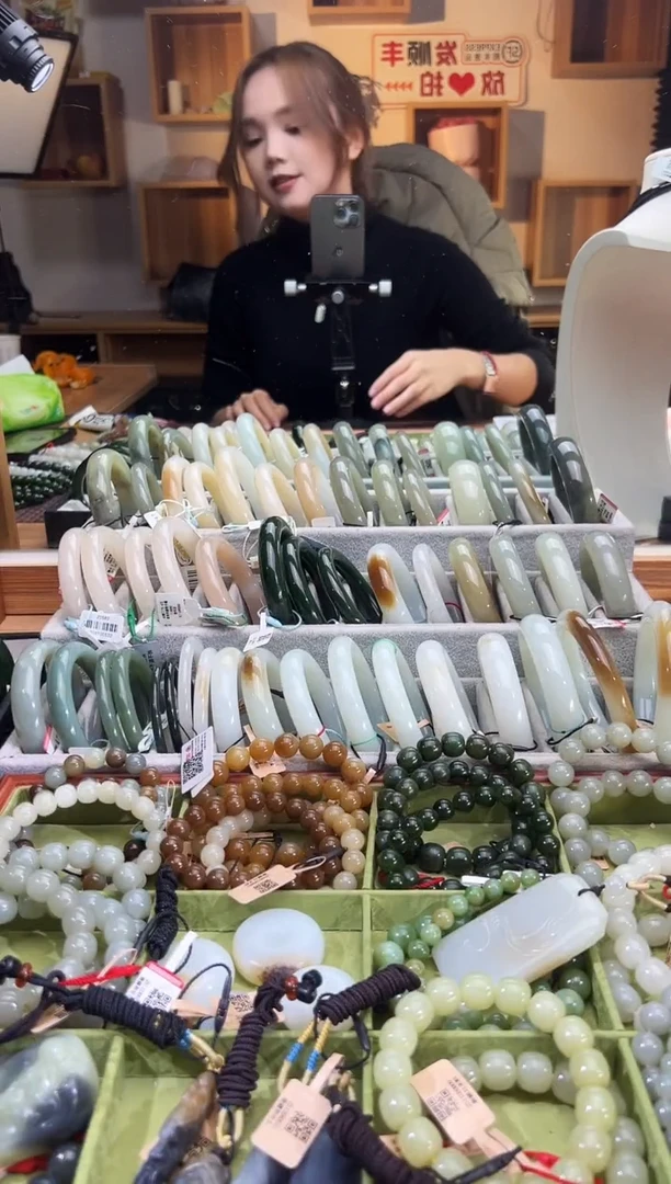 未镶嵌手串和田玉金山白玉老型珠手串卡9x10