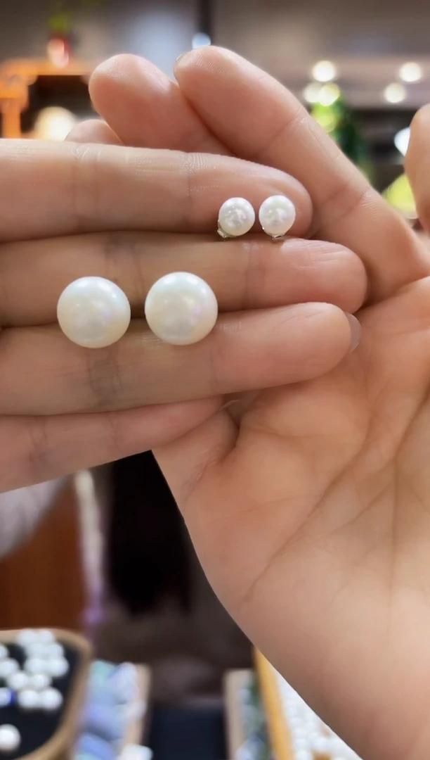 【闪购商品】淡水珍珠耳饰合金耳饰