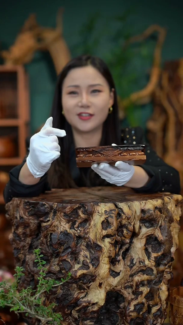 枣木雷击枣木底座