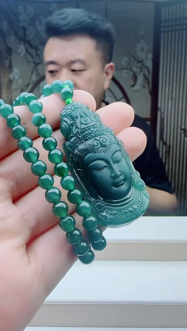 颈饰未镶嵌翡翠荷**爷111111