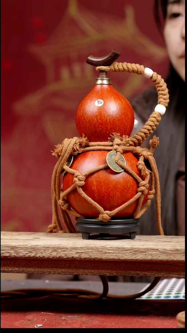 920号纯手工制作天然大漆真葫芦