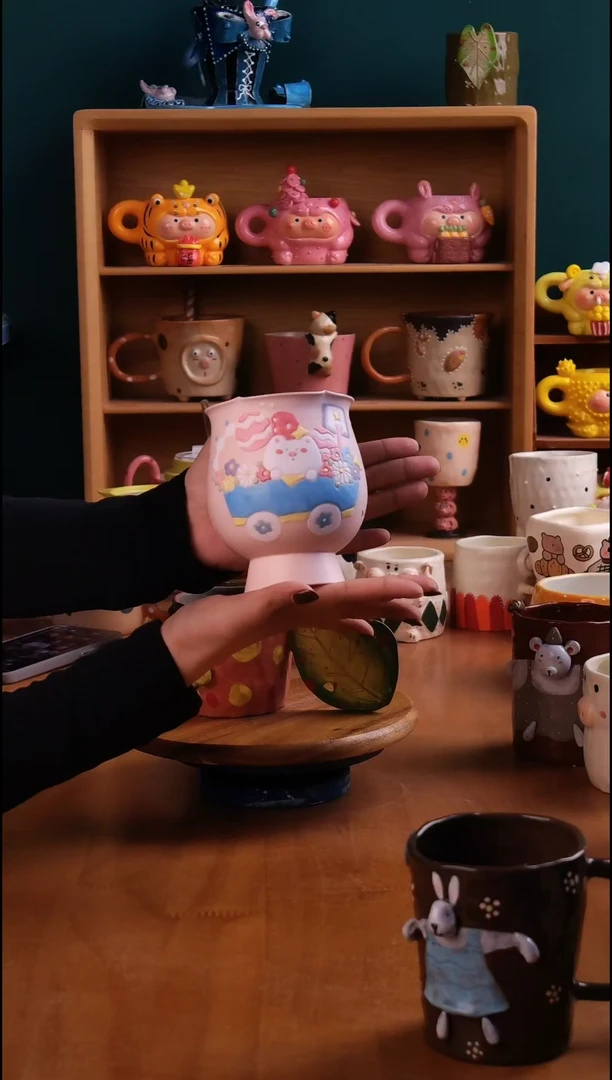 摆件陶景德镇原创手工陶瓷11