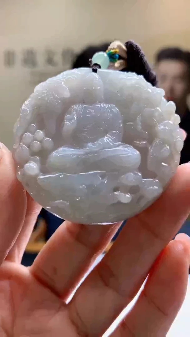 定制翡翠未镶嵌1088jj-毛货挂件12