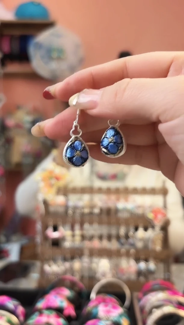 织绣艺枝独绣手工饰品64
