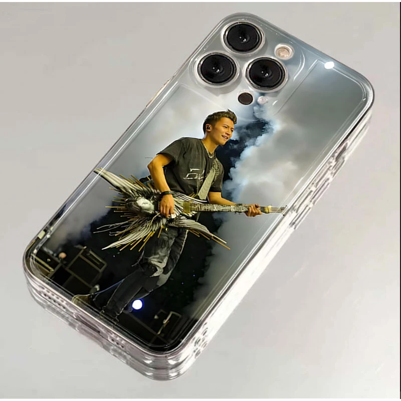 谢霆锋演唱会适用iphone16/15promax手机壳苹果13/12透明14卡通11