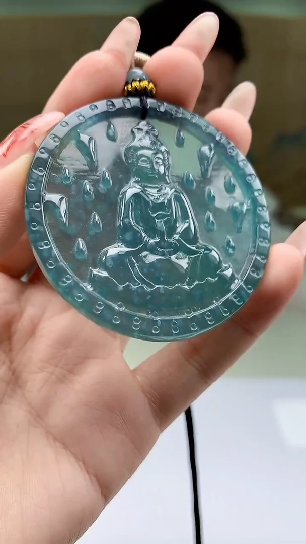 【闪购商品】定制翡翠未镶嵌4917ty-毛货挂件28