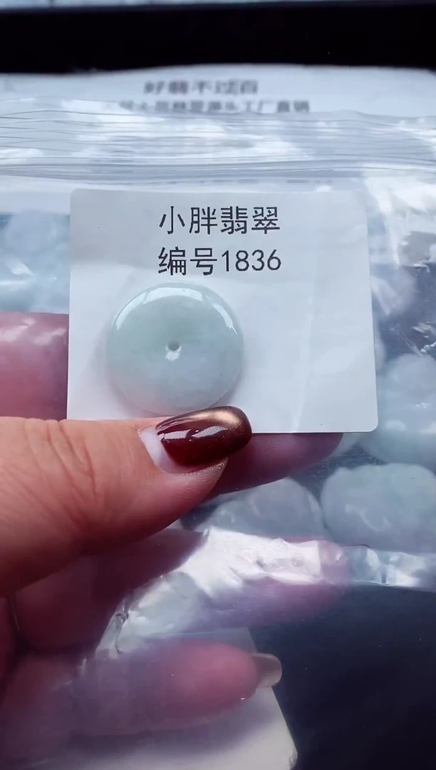 颈饰未镶嵌翡翠缅甸天然A货翡翠1836