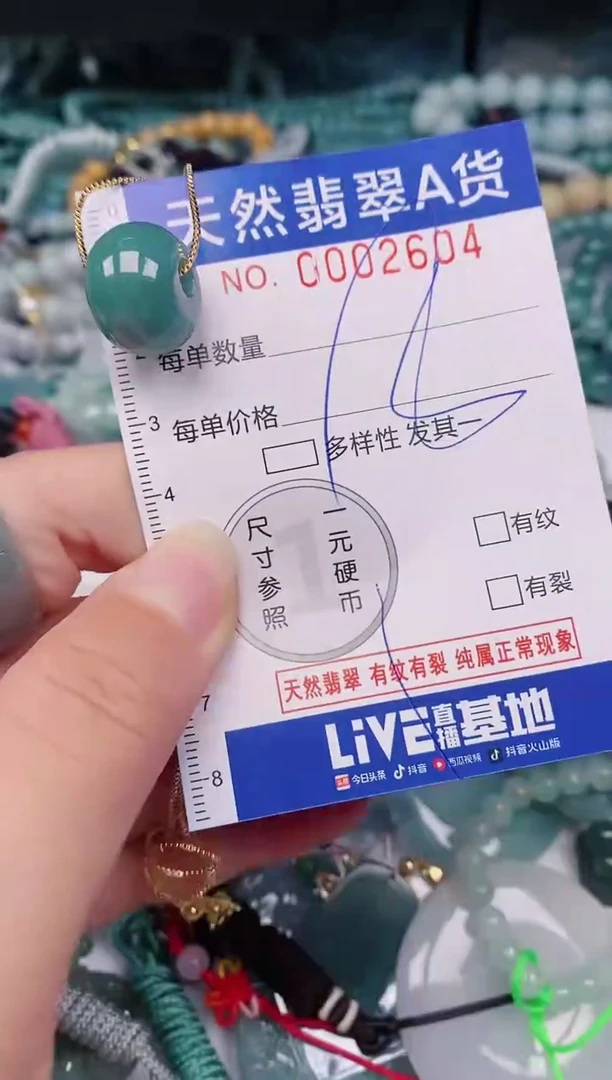 颈饰未镶嵌翡翠00002604