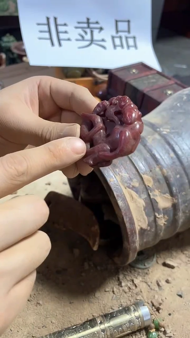 硅化玉奇石未镶嵌6