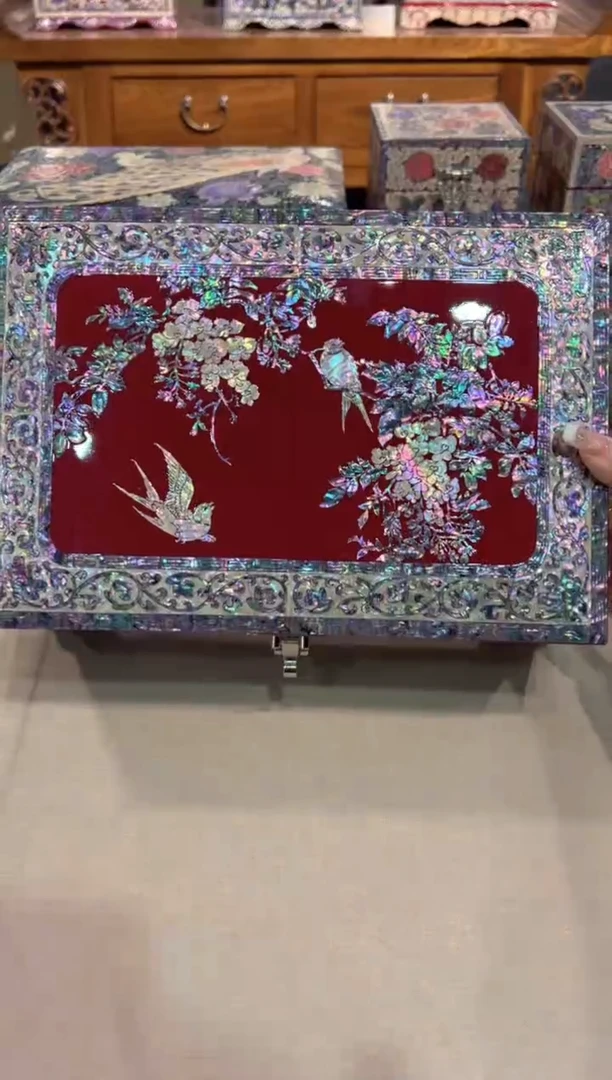 【闪购商品】鱼锁全贝底·弘贝雅螺钿漆器文化馆