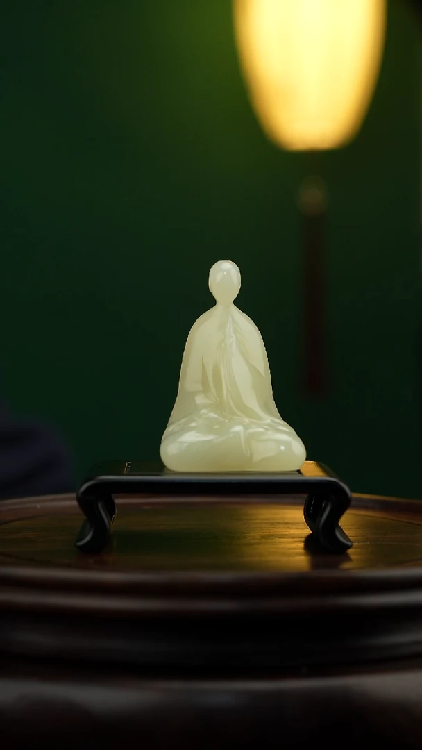 玉【无相佛】天然玉石摆件