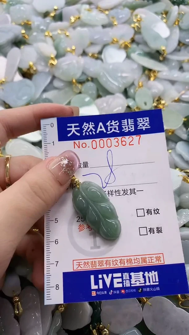 颈饰未镶嵌翡翠天然A货翡翠