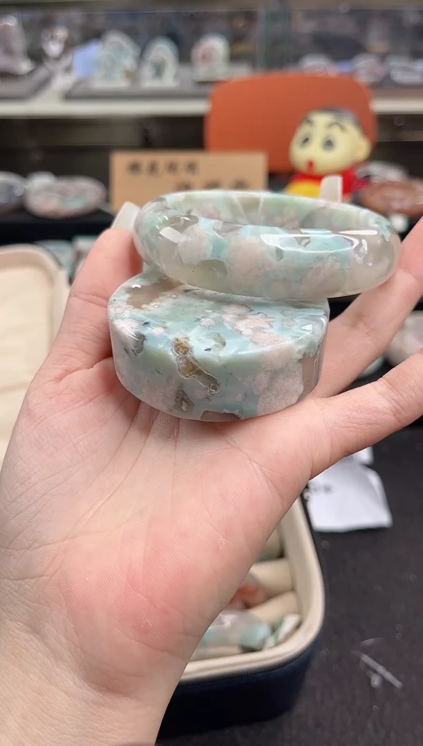 未镶嵌手镯石英质玉尘*丷圈口（赠品镯心）