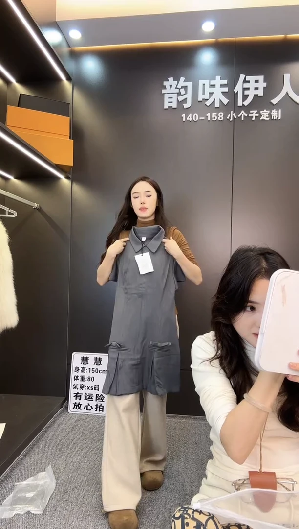 78号灰色百搭款裙子m
