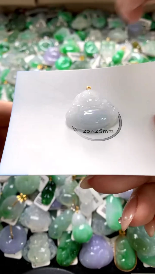 颈饰18K金镶嵌翡翠11111111111111111