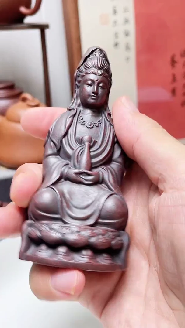 茶壶紫砂观音大士像