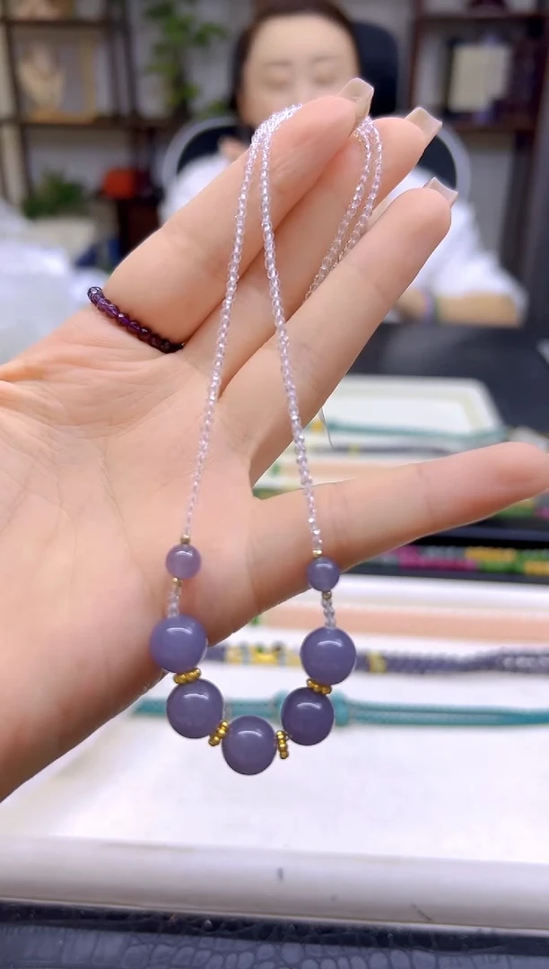 和田玉未镶嵌颈饰DIY款X631