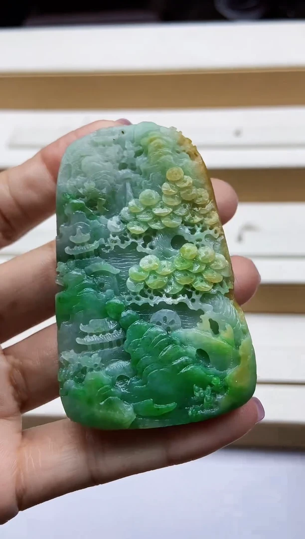 未镶嵌挂件翡翠翡翠A货