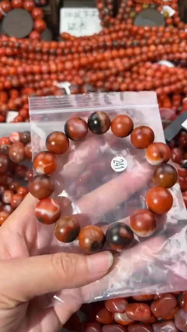 南红玛瑙手串未镶嵌15