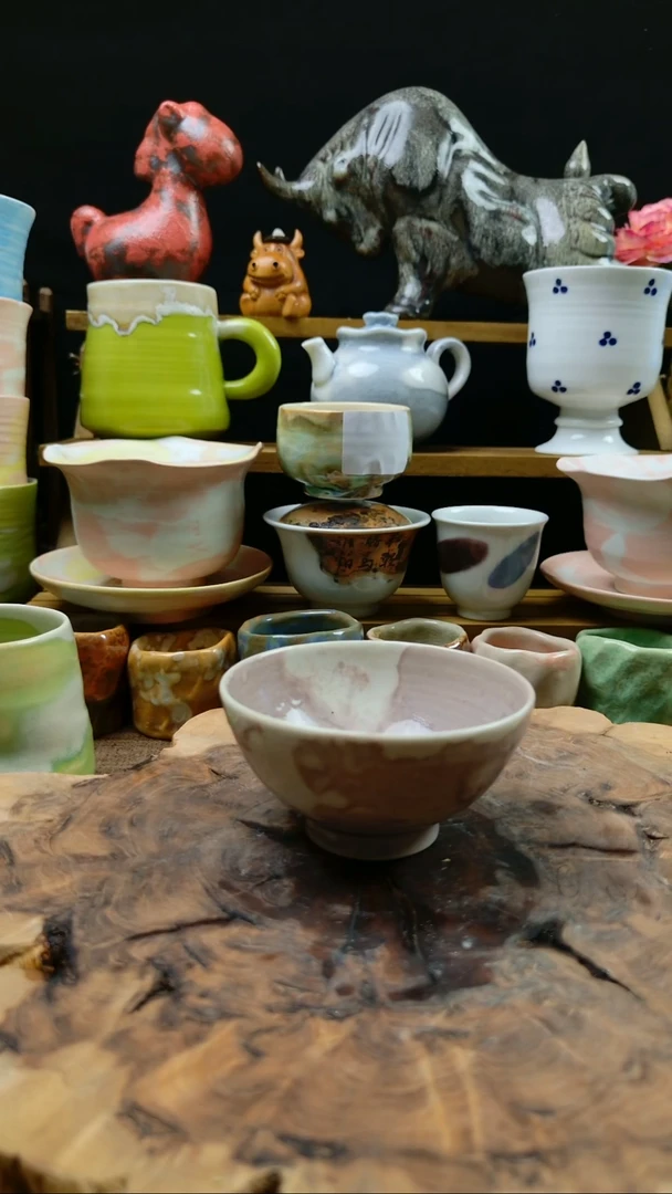 高温颜色釉窑变系列 微瑕