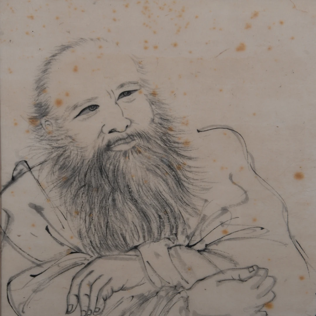 LOT.012 张正权 自画像 直奔镜框 17*23cm 179