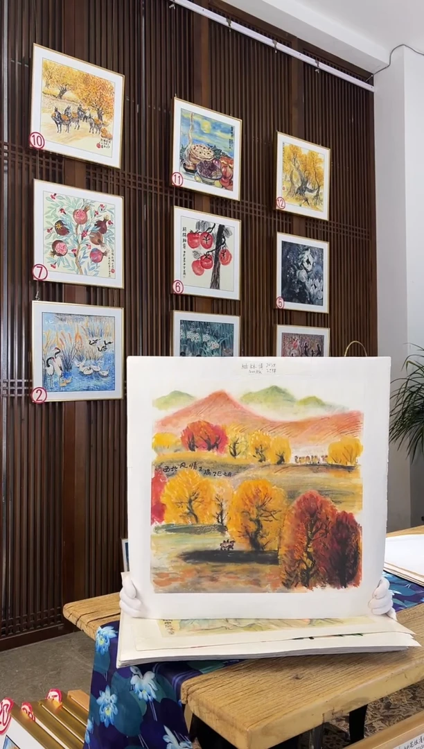 版画耿玉琨名章限量版画S