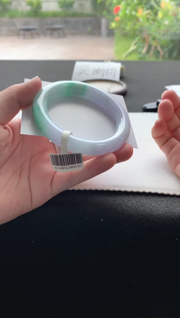 未镶嵌手镯翡翠58.5圆条Y129买断