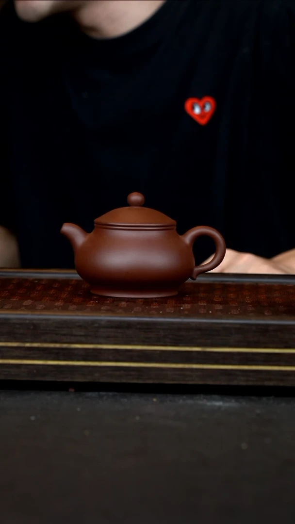 茶壶紫砂  ZJF     潘壶   底槽青    200cc
