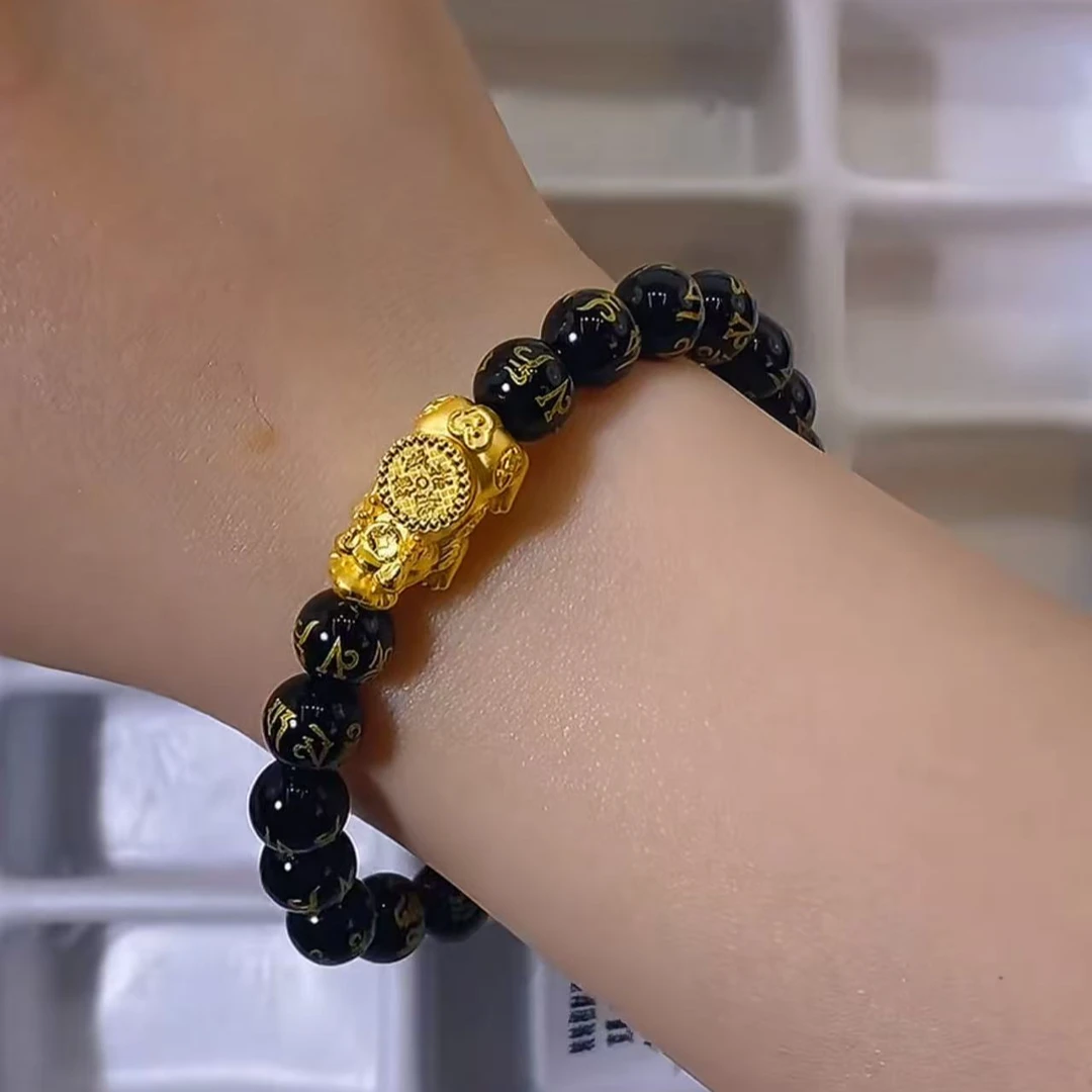 【伟新源】足金999 硬金工艺 转转进宝貔貅1.72克