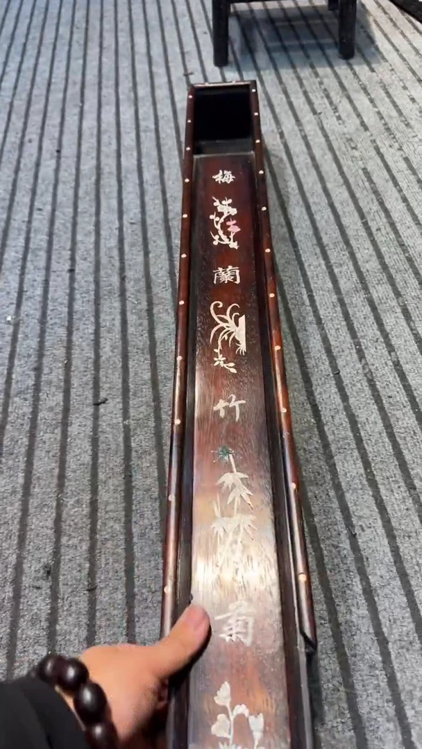 木紫檀螺钿画盒邵氏紫檀木艺