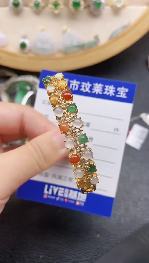 翡翠戒指银S925镶嵌11111
