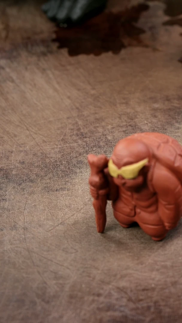 紫砂茶宠紫砂龟仙人