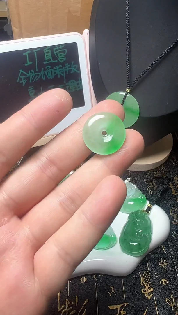颈饰未镶嵌翡翠所见即所得，一图一物