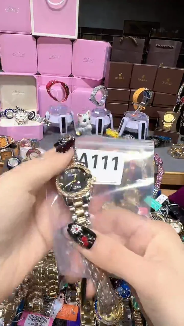 石英机芯不锈钢不锈钢直播定闪专用