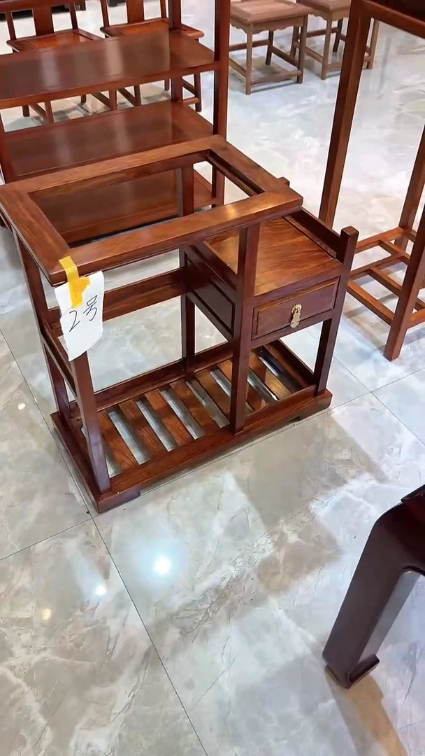 花梨木类成套家具刺猬紫檀烧水架66*30*65