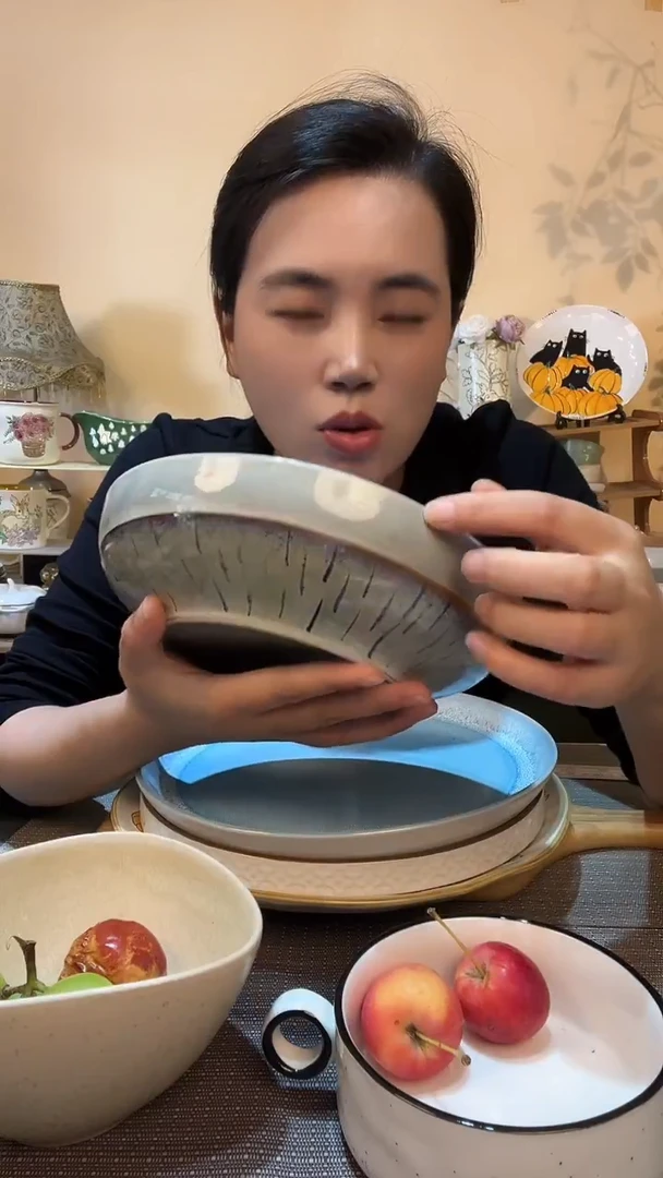 瓷片瑕疵款 9英寸碗 介意勿拍