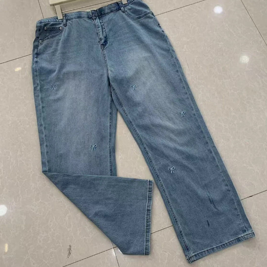 二姐家【敏】栢7031新款百搭牛仔裤