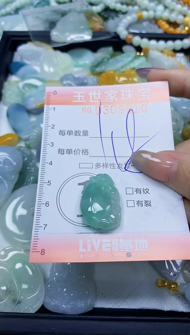 翡翠未镶嵌颈饰闪购0309810