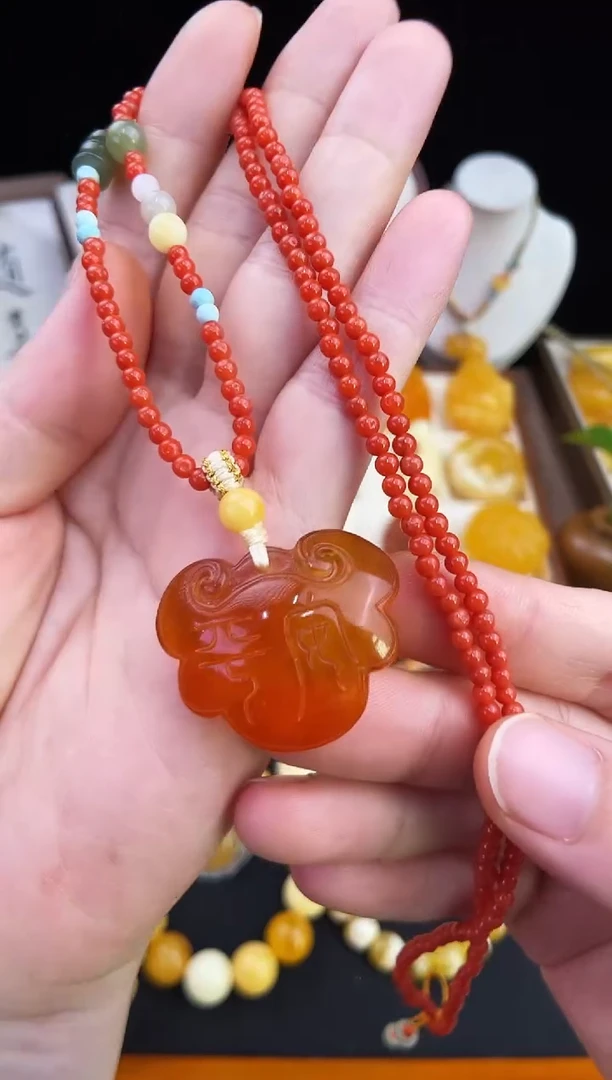 琥珀未镶嵌珠宝奇石柒月