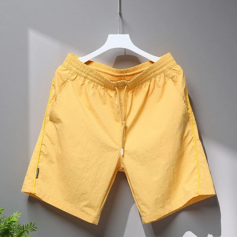 男士度假沙滩裤夏季百搭宽松五分裤短裤多色简约舒适有设计感高档