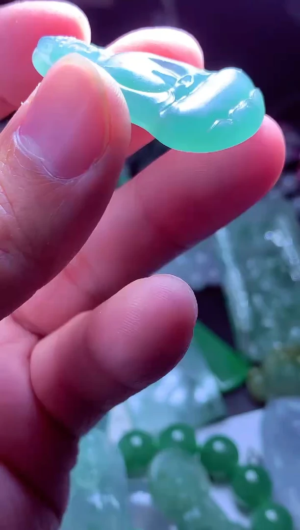 未镶嵌定制翡翠艺*#翡翠毛货定制572188