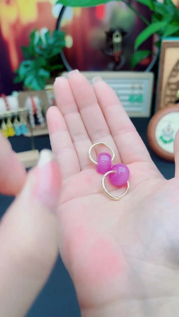 玛瑙/玉髓耳饰未镶嵌727000