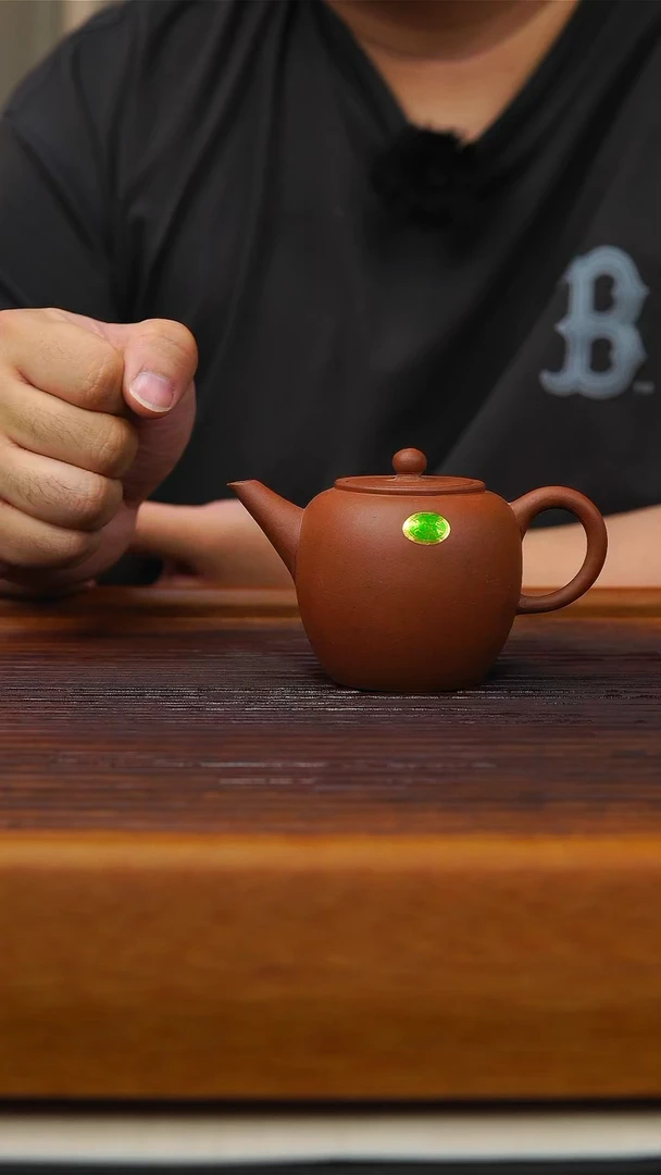 茶壶紫砂红泥苹果壶