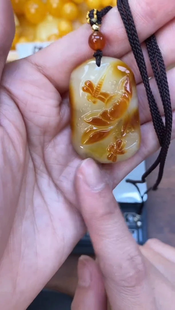 裸石琥珀未镶嵌天然琥珀蜜蜡