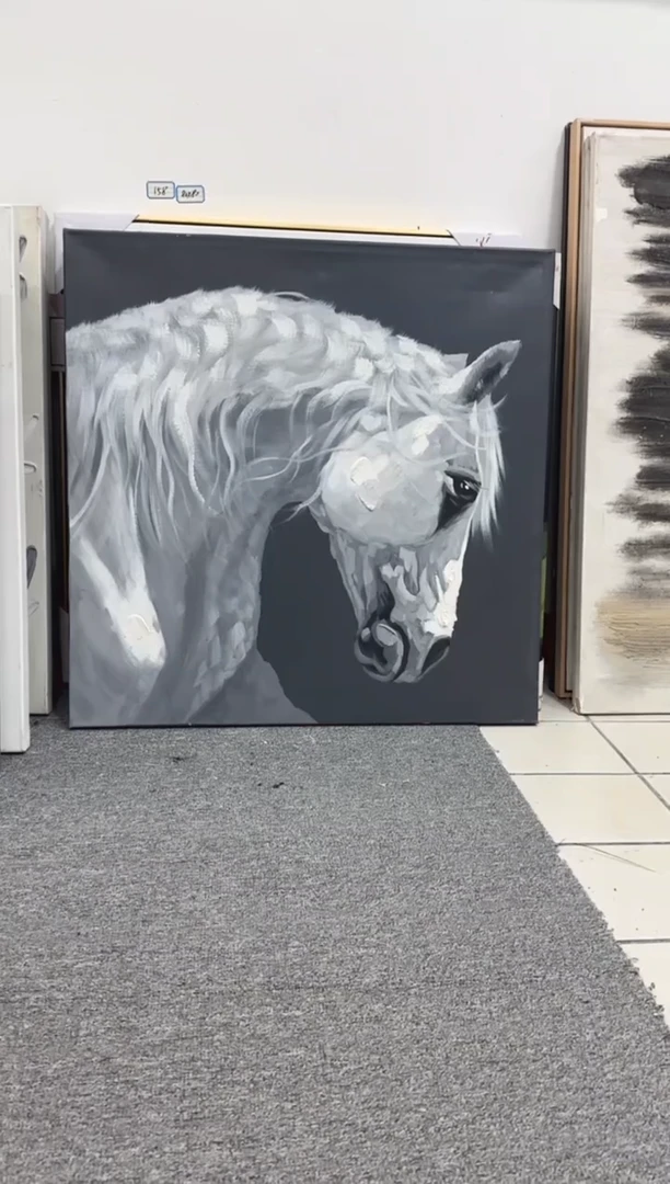 竖款168美术馆 装饰画75*75