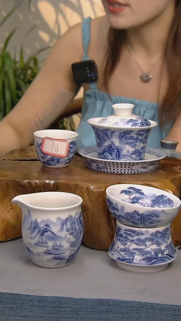 用****3简装家用9款件套 白瓷陶瓷茶具
