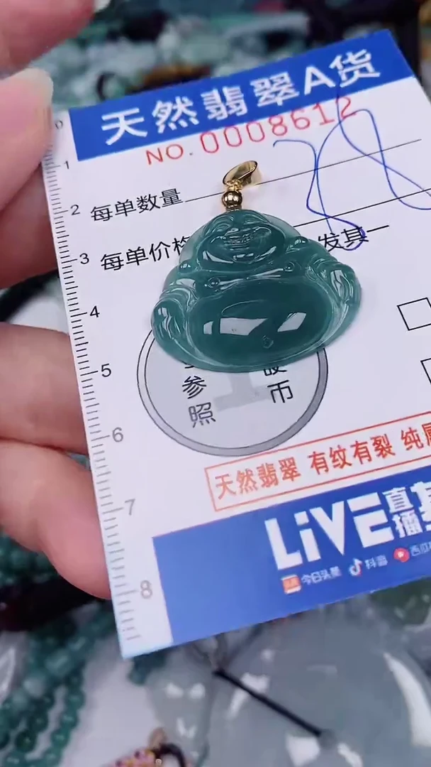 翡翠未镶嵌颈饰00008612