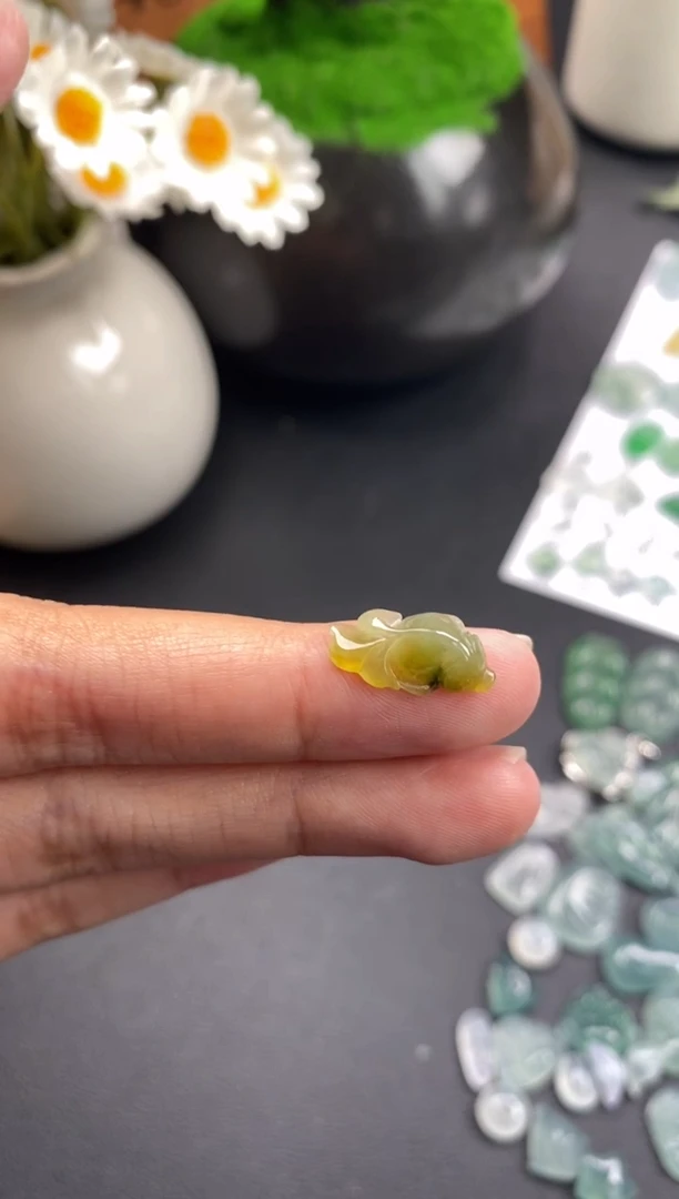 颈饰未镶嵌翡翠冰种裸石