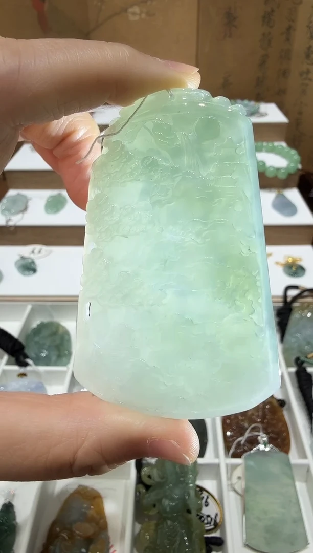 未镶嵌挂件翡翠A货翡翠多样性孤品