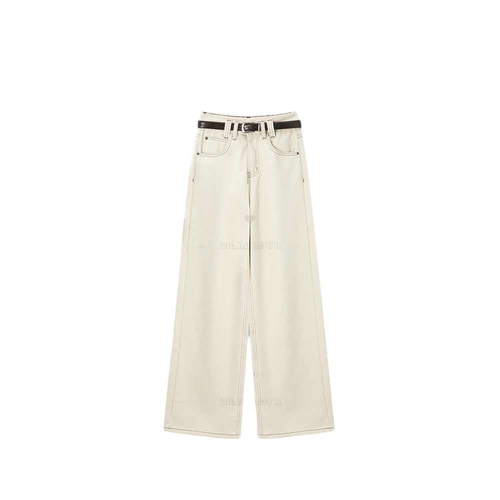 【封后轻奢设计】2024冬季新款简约高级感加绒直筒休闲裤8833668